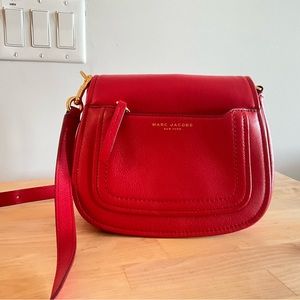 Marc Jacobs crossbody purse red leather